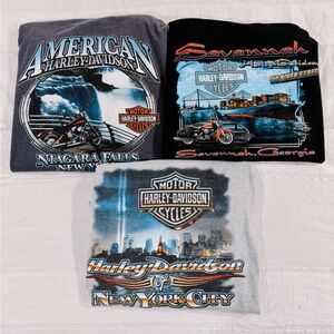 Harley Davidson T Shirt Lot